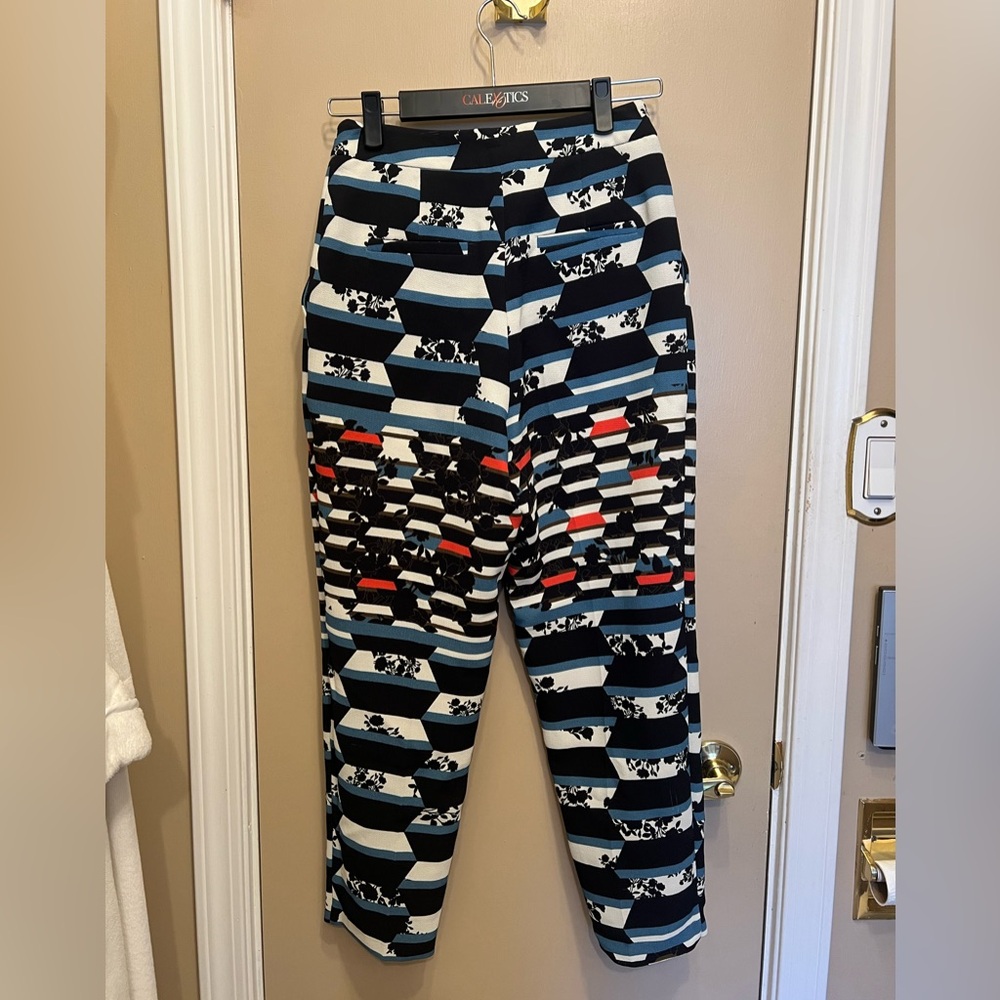 Topshop Multicolor Geometric Pants - Picture 2 of 4